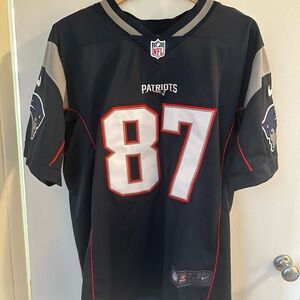 Patriots #87 Gronkowski Vintage NFL Nike Game Jersey